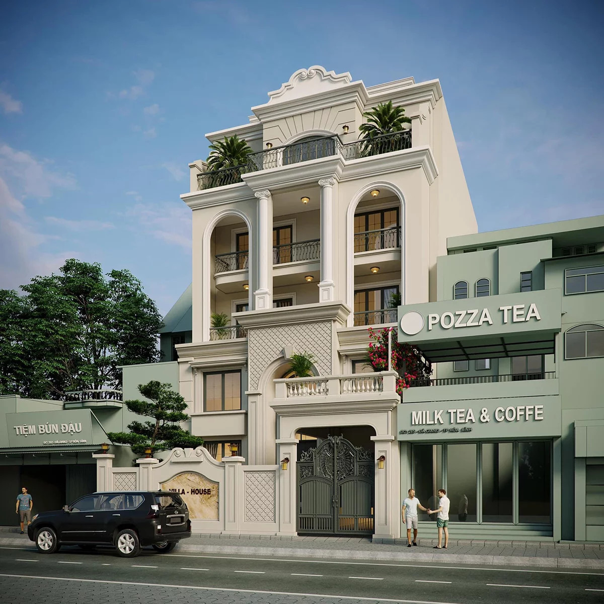 Top 10 mẫu biệt thự tân cổ điển đẹp nhất 2021