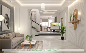 Bo tri noi that cho nha 4 tang hien dai