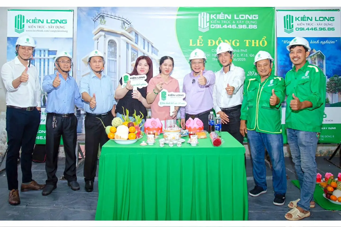 Lễ động thổ công trình nhà ở Phú Lâm Quận 6