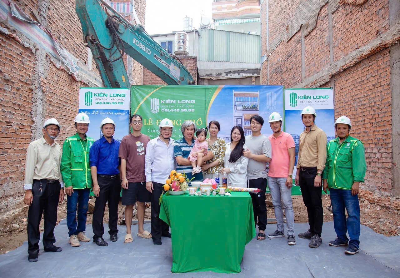 Lễ Động Thổ Công Trình Nhà Phố Tại Trần Quý Quận 11