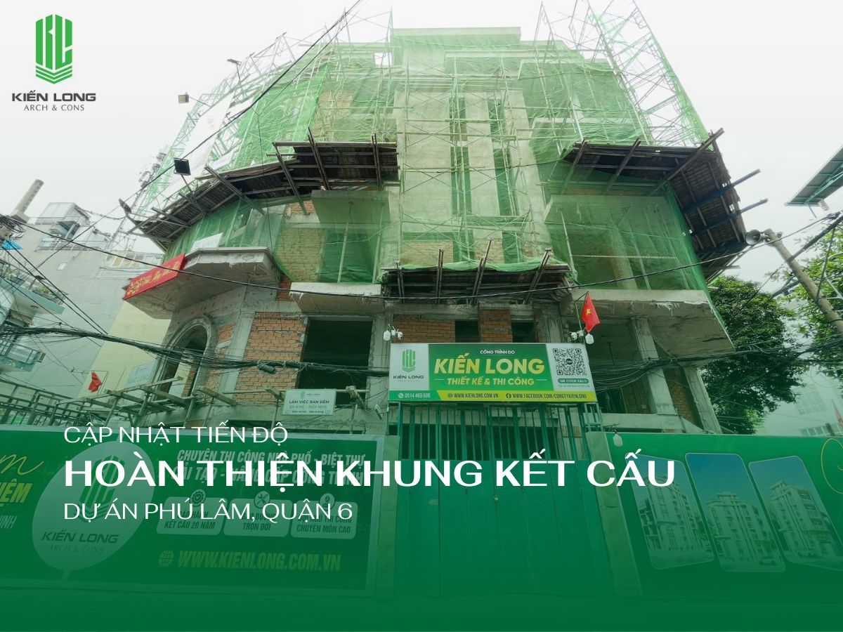 Cập Nhật Tiến Độ Dự Án Phú Lâm Quận 6 Hoàn Thiện Khung Kết Cấu