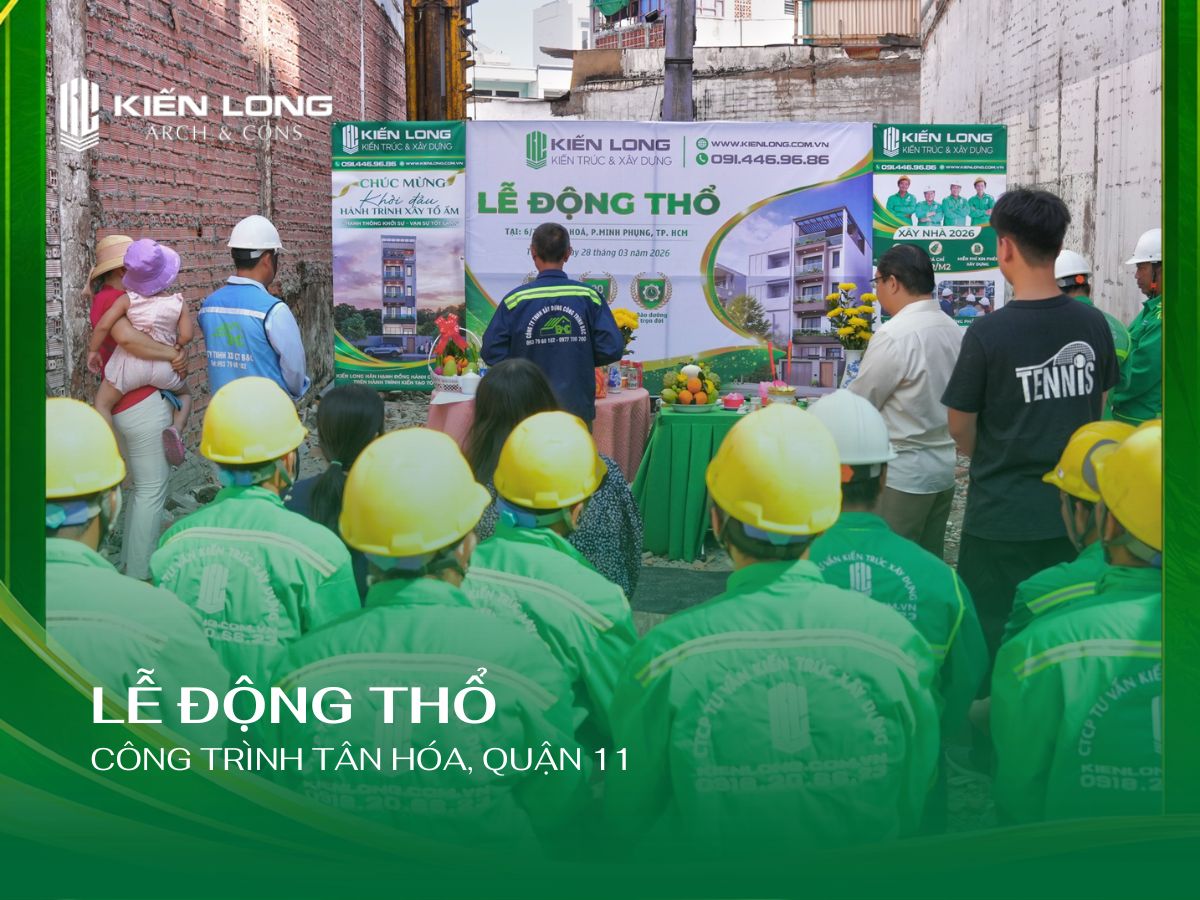 Lễ Động Thổ Nhà Phố Tân Hóa Quận 11