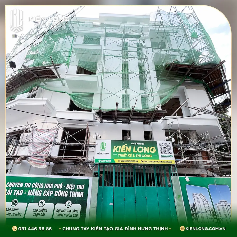 Cập Nhật Tiến Độ Thi Công Nhà Phố Phú Lâm Quận 6