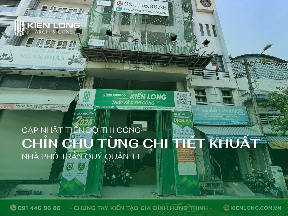 Tiến Độ Công Trình Trần Quý Quận 11 Ngày 14/4/2026